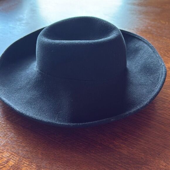 Vintage 1960’s Frank Olive designed for Saks Fifth Avenue Black Wool Hat Women’s - Picture 6 of 11